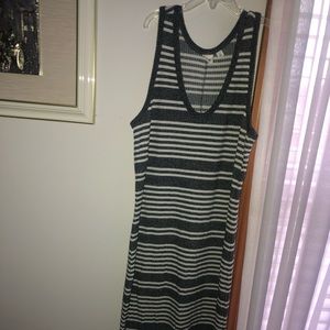 Striped Midi Dress